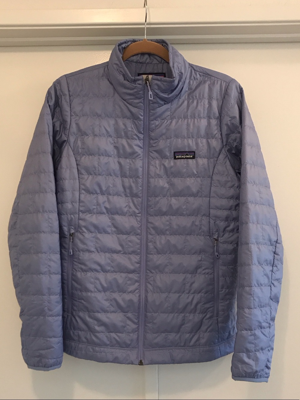 Patagonia Women's Quilted Puffer Jacket - Lavender-Blue Color
